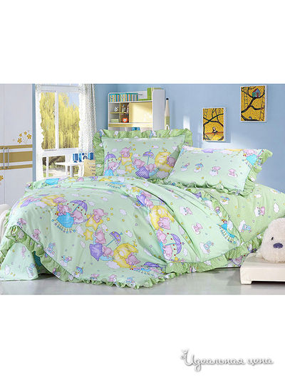 Комплект постельного белья 1.5 спальный Kazanov.A., цвет зеленый