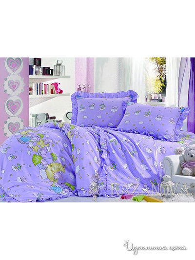 Комплект постельного белья 1.5 спальный Kazanov.A., цвет сиреневый
