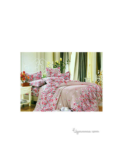 Комплект постельного белья евро Kazanov.A., цвет бежевый, кофе