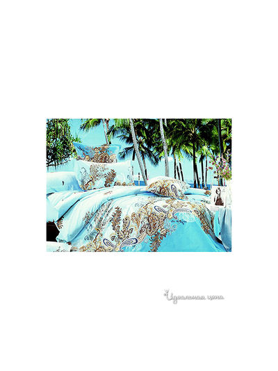 Комплект постельного белья евро Kazanov.A., цвет голубой, синий