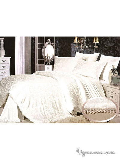 Комплект постельного белья евро Kazanov.A., цвет белый