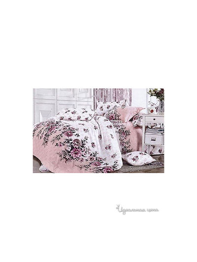 Комплект постельного белья евро Kazanov.A., цвет розовый