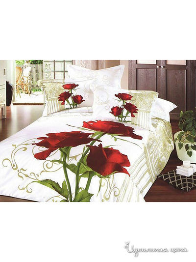 Комплект постельного белья евро Kazanov.A., цвет белый