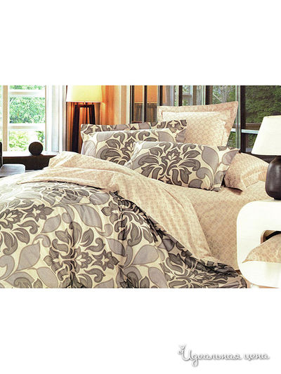 Комплект постельного белья евро Kazanov.A., цвет розовый