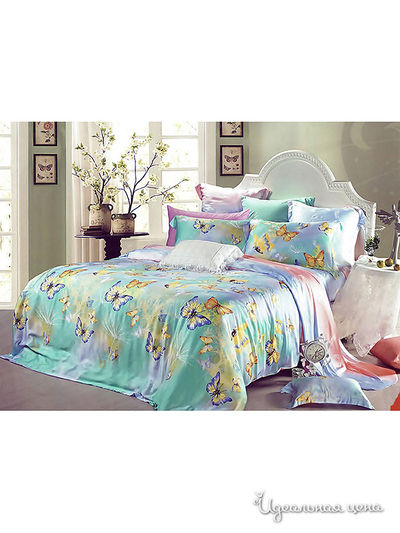 Комплект постельного белья евро Kazanov.A., цвет голубой, синий