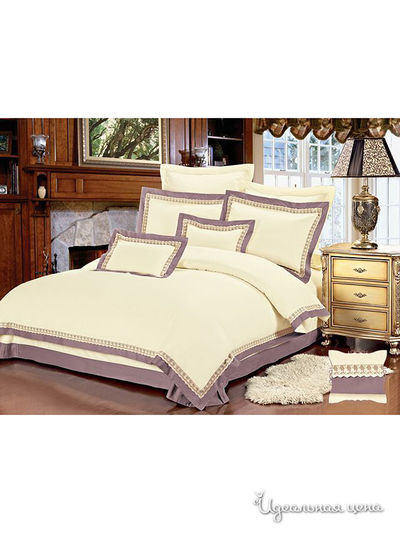 Комплект постельного белья евро Kazanov.A., цвет фиолетовый