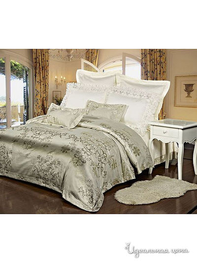 Комплект постельного белья евро Kazanov.A., цвет зеленый, олива