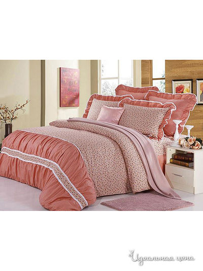 Комплект постельного белья евро Kazanov.A., цвет желтый, оранжевый