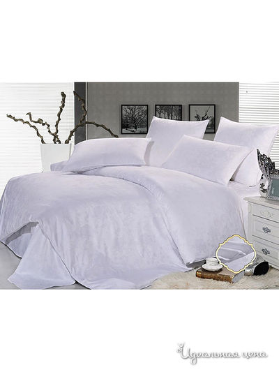 Комплект постельного белья семейный Kazanov.A., цвет белый