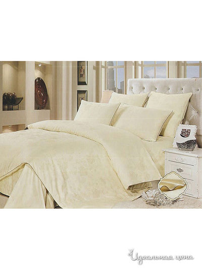Комплект постельного белья семейный Kazanov.A., цвет молочный