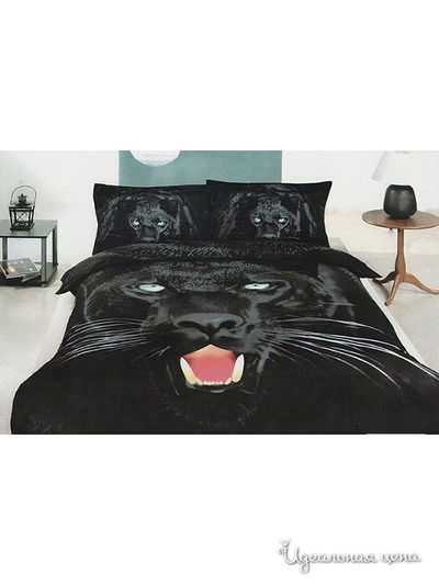 Комплект постельного белья Евро Kazanov.A., цвет черный