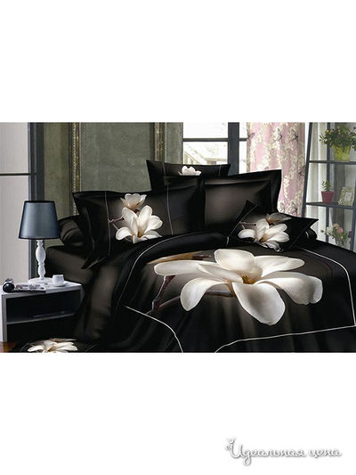 Комплект постельного белья Евро Kazanov.A., цвет черный