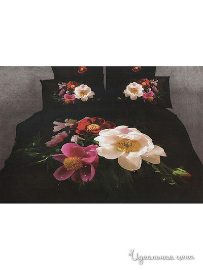 Комплект постельного белья Евро Kazanov.A., цвет черный