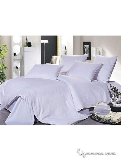 Комплект постельного белья евро Kazanov.A., цвет белый