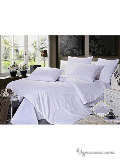 Комплект постельного белья евро Kazanov.A., цвет белый