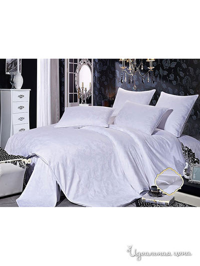Комплект постельного белья Евро Kazanov.A., цвет белый