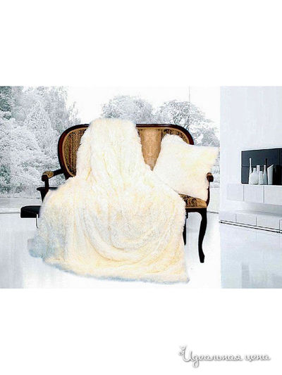 Плед 160x220 см Kazanov.A., цвет белый