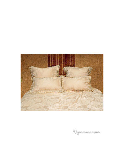 Комплект постельного белья семейный Kazanov.A., цвет бежевый, кофе