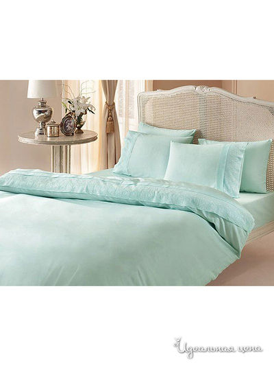 Комплект постельного белья евро Kazanov.A., цвет зеленый, олива