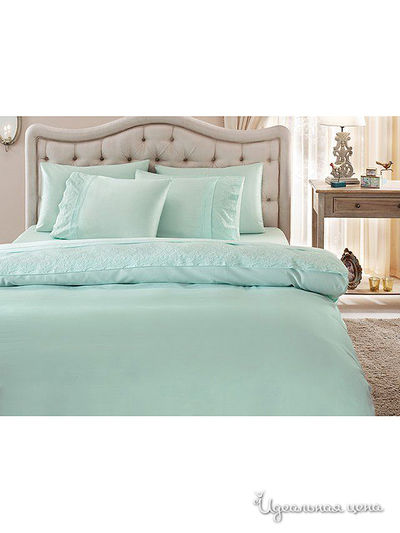 Комплект постельного белья евро Kazanov.A., цвет зеленый, олива