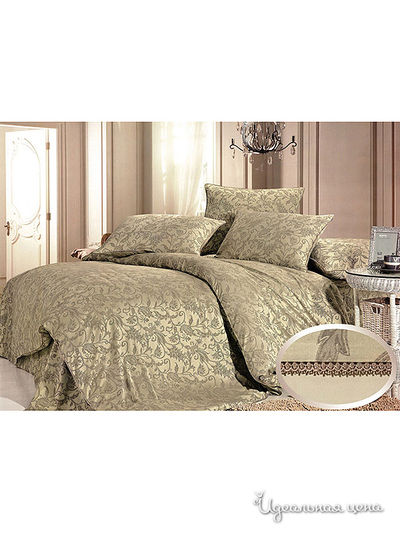 Комплект постельного белья евро Kazanov.A., цвет зеленый, олива