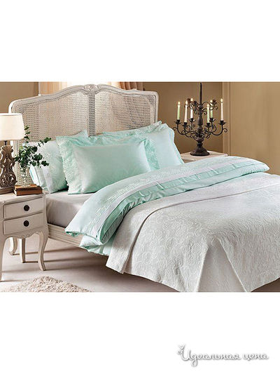 Комплект постельного белья евро Kazanov.A., цвет зеленый, олива