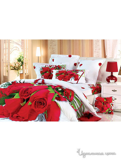 Комплект постельного белья евро Kazanov.A., цвет белый