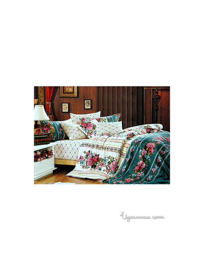 Комплект постельного белья евро Kazanov.A., цвет зеленый, олива