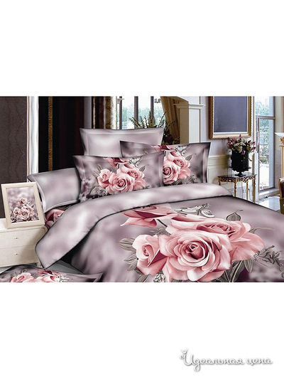 Комплект постельного белья евро Kazanov.A., цвет мультиколор