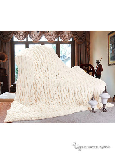 Плед 220x240 см Kazanov.A., цвет молочный