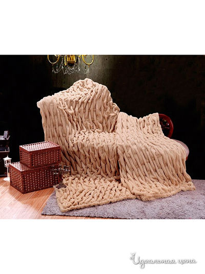 Плед 220x240 см Kazanov.A., цвет бежевый