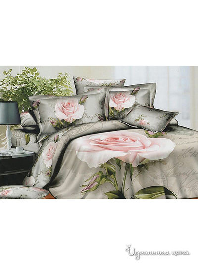 Комплект постельного белья евро Kazanov.A., цвет серая, антрацит