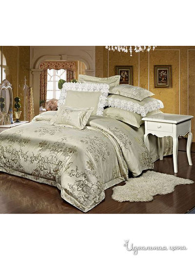 Комплект постельного белья евро Kazanov.A., цвет зеленый, олива