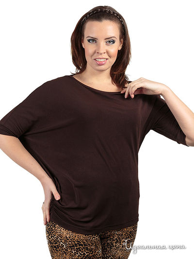 Блуза Yuliya Shehodanova, цвет коричневая