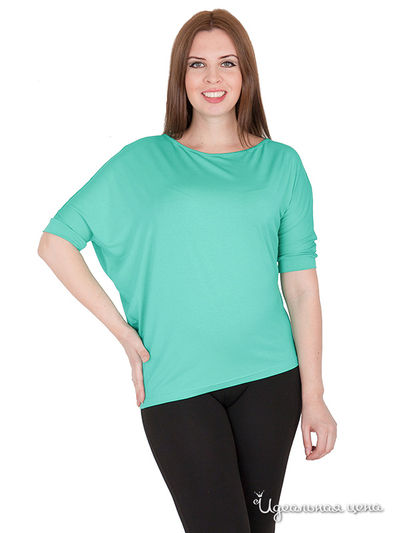 Блуза Yuliya Shehodanova, цвет бирюзовый