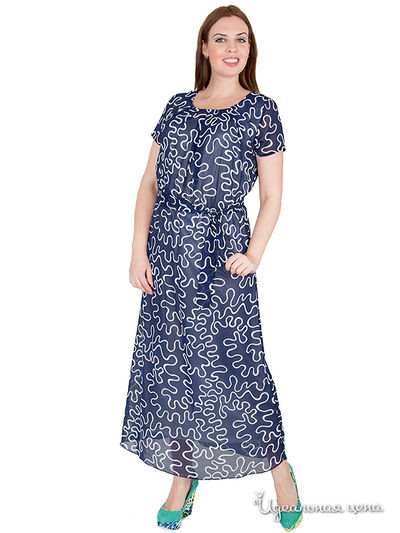 Платье Yuliya Shehodanova, цвет синий, белый