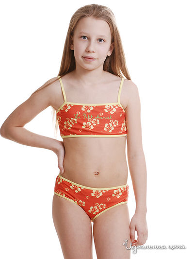 Купальник Le Petit Marcel, цвет коралловый
