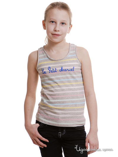 Майка Little Marcel, цвет серый