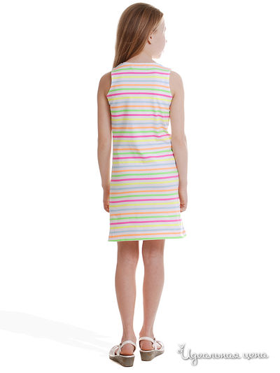 Платье Le Petit Marcel для девочки, цвет мультиколор