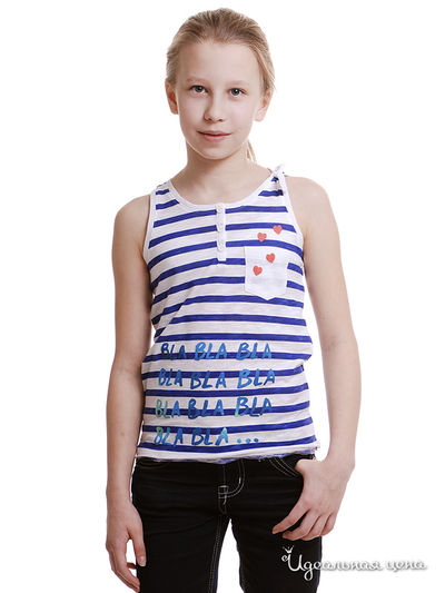 Майка Little Marcel, цвет темно-синий