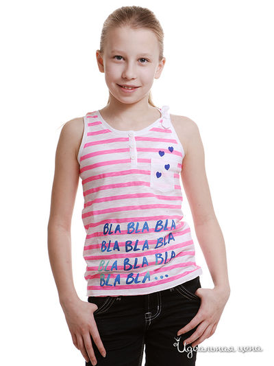 Майка Little Marcel, цвет розовый