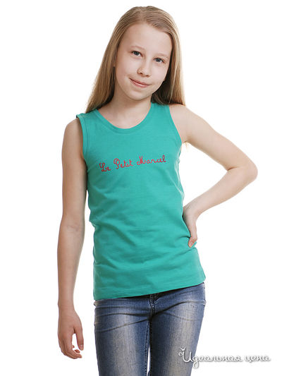 Майка Le Petit Marcel, цвет бирюзовый