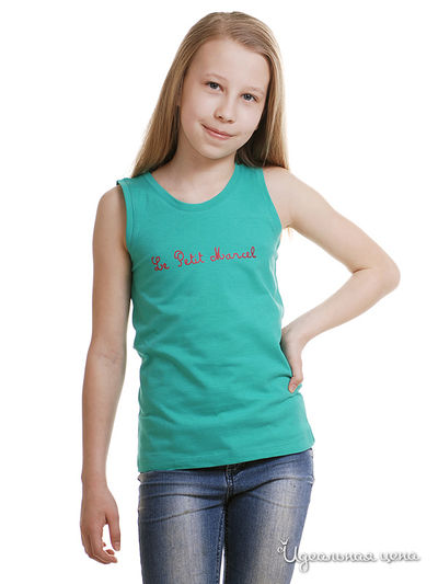 Майка Little Marcel, цвет бирюзовый