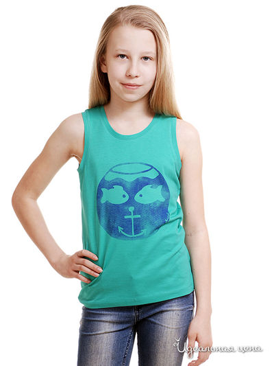 Майка Le Petit Marcel, цвет бирюзовый