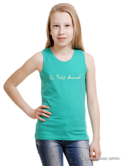 Майка Little Marcel, цвет бирюзовый