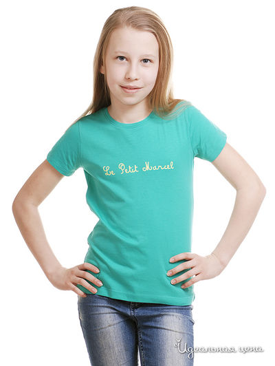 Футболка Le Petit Marcel, цвет бирюзовый