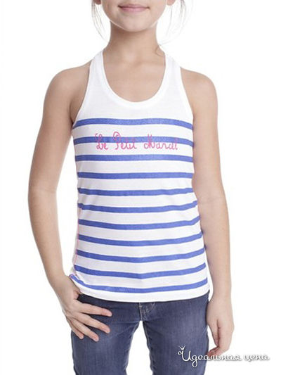 Майка Le Petit Marcel, цвет синий, белый