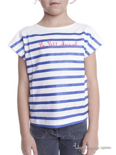 Футболка Le Petit Marcel, цвет синий, белый