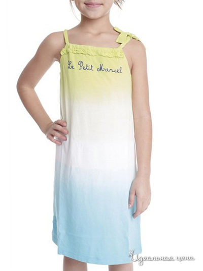 Платье Le Petit Marcel для девочки, цвет синий