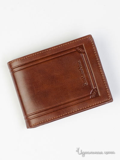Портмоне GianMarco Venturi, цвет коричневый